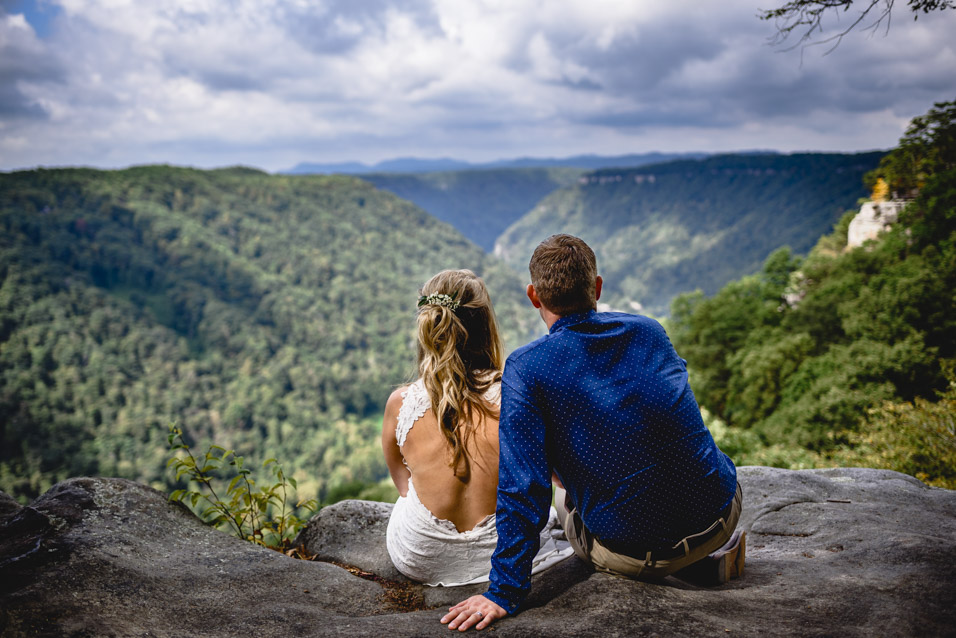 Elopement overlooking New River Gorge_ Elopement overlooking New River Gorge