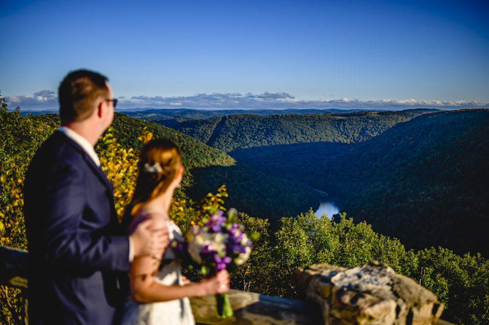 coopers rock state forest wedding morgantown west virginia